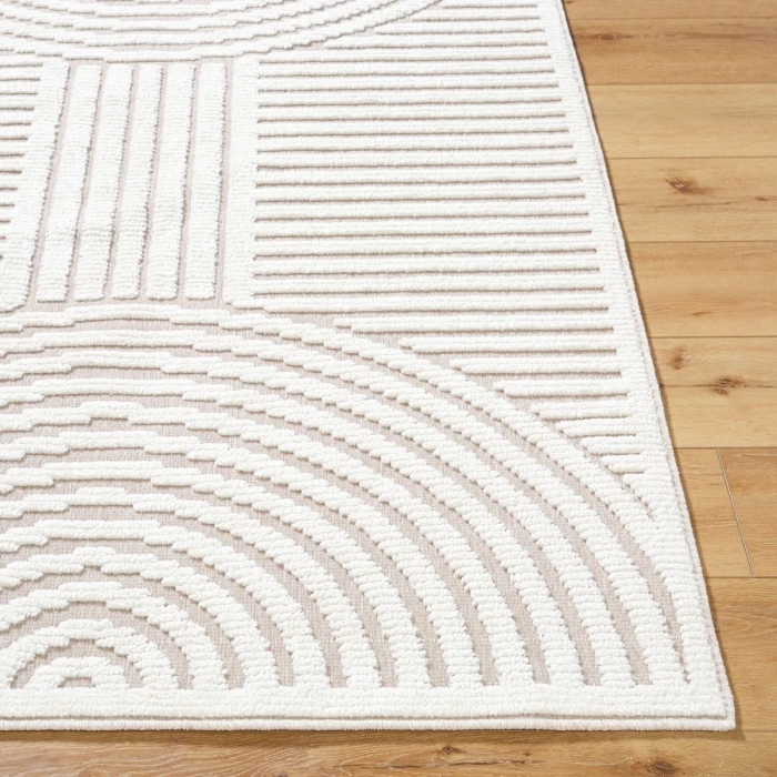 Livabliss Lyna Beige LYA-2353 3 ft. 3 in. X 5 ft. Rect. Rug