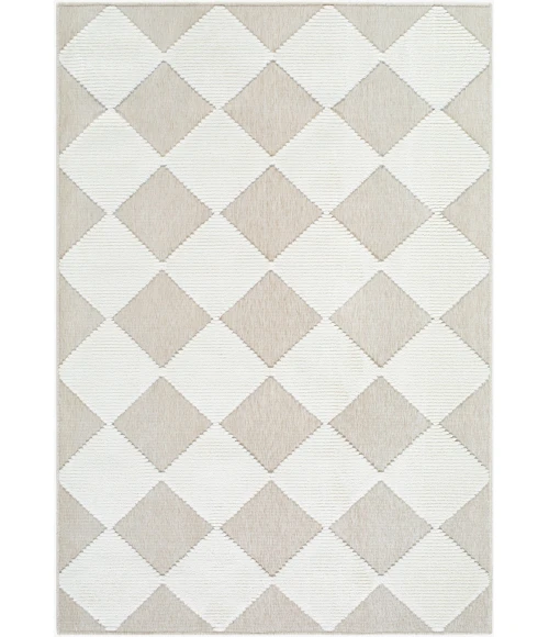 Livabliss Lyna Beige LYA-2357 2 ft. X 2 ft. 10 in. Rect. Rug
