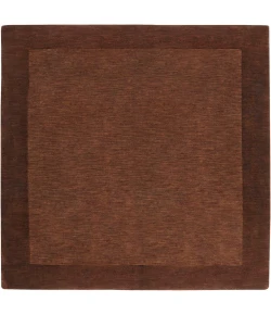Livabliss Mystique M294 Dark Brown Area Rug 9 ft. 9 in. Square