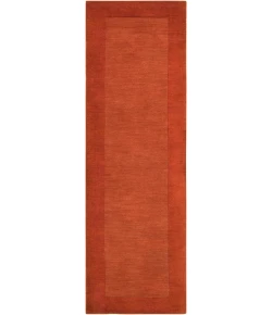 Livabliss Mystique M300 Burnt Orange Area Rug 2 ft. 6 in. X 8 ft. Runner