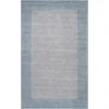 Livabliss Mystique M305 Medium Gray Aqua Area Rug 2 ft. 6 in. X 8 ft. Runner