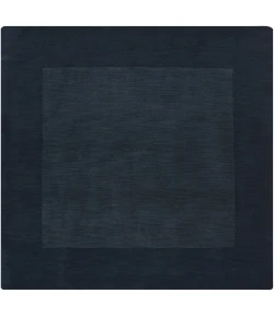 Livabliss Mystique M309 Navy Ink Area Rug 8 ft. Square