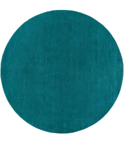 Livabliss Mystique M5330 Teal Area Rug 6 ft. Round
