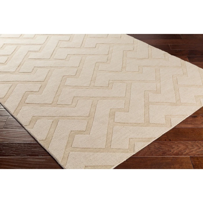 Surya Mystique Ivory M-5435 2 ft. 6 in. X 8 ft. Rect. Rug