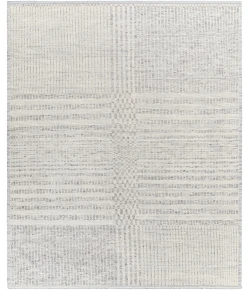 Surya Malaga MAG2305 Light Gray Black Area Rug 6 ft. X 9 ft. Rectangle