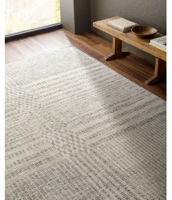 Surya Malaga MAG2305 Light Gray Black Area Rug 6 ft. X 9 ft. Rectangle