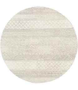 Livabliss Maroc 146888 Ivory Gray Area Rug 4 ft. Round Round