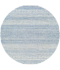 Livabliss Maroc 147619 Dark Blue Oatmeal Area Rug 4 ft. Round Round