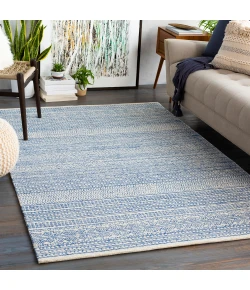 Livabliss Maroc 147619 Dark Blue Oatmeal Area Rug 4 ft. Round Round
