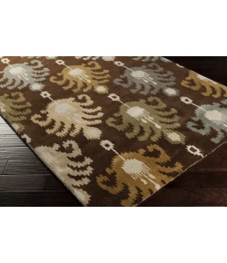 Surya Matmi MAT5452 Dark Brown Olive Area Rug 9 ft. X 13 ft. Rectangle