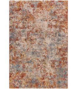 Livabliss Mirabel MBE2300 Peach Burnt Orange Area Rug 5 ft. 3 in. Round
