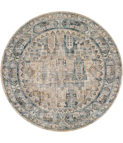 Livabliss Mirabel MBE2302 Navy Denim Area Rug 7 ft. 10 in. Round