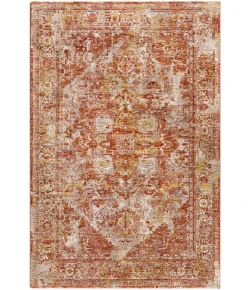 Livabliss Mirabel MBE2304 Peach Burnt Orange Area Rug 5 ft. 3 in. Round