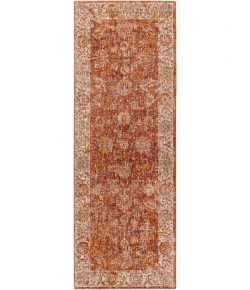 Livabliss Mirabel MBE2307 Brick Red Dusty Pink Area Rug 2 ft. 7 in. X 7 ft. 3 in. Runner