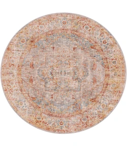 Livabliss Mirabel MBE2310 Teal Aqua Area Rug 5 ft. 3 in. Round