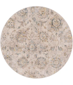 Livabliss Mirabel MBE2316 Teal Aqua Area Rug 5 ft. 3 in. Round