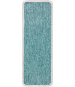Livabliss Miami Beach Aqua MBH-2303 2 ft. 7 in. X 7 ft. 3 in. Rect. Rug