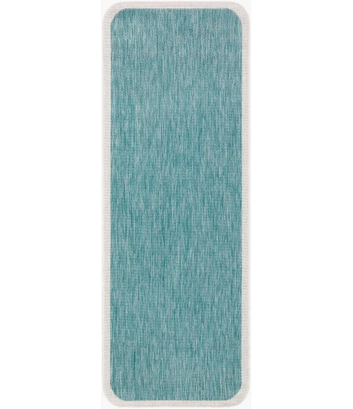 Livabliss Miami Beach Aqua MBH-2303 2 ft. 7 in. X 7 ft. 3 in. Rect. Rug