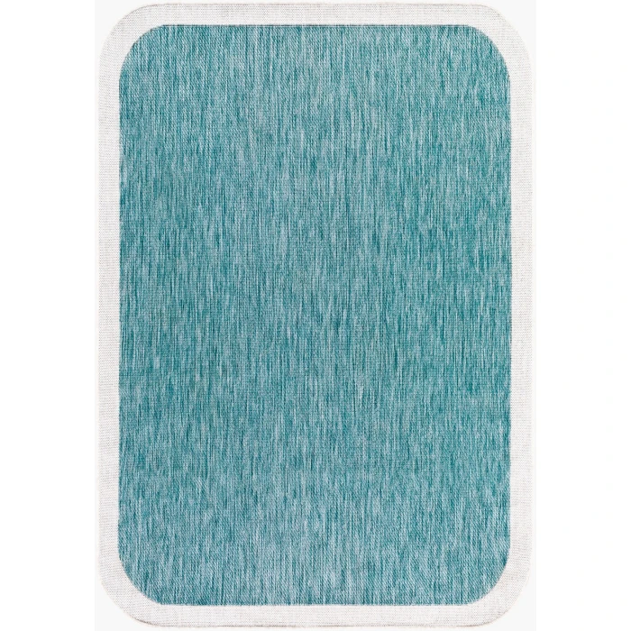 Livabliss Miami Beach Aqua MBH-2303 5 ft. 3 in. X 7 ft. Rect. Rug