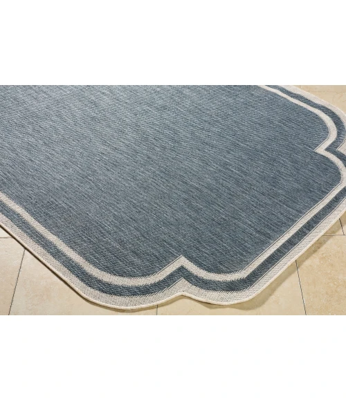 Livabliss Miami Beach Blue MBH-2308 7 ft. 10 in. X 10 ft. Rect. Rug