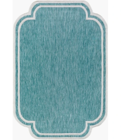 Livabliss Miami Beach Aqua MBH-2311 7 ft. 10 in. X 10 ft. Rect. Rug
