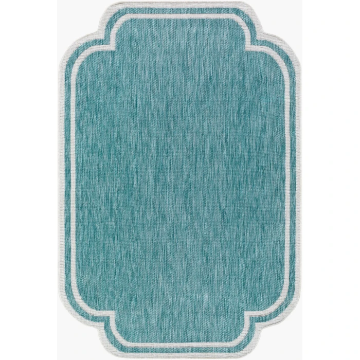 Livabliss Miami Beach Aqua MBH-2311 2 ft. 4 in. X 3 ft. 9 in. Rect. Rug