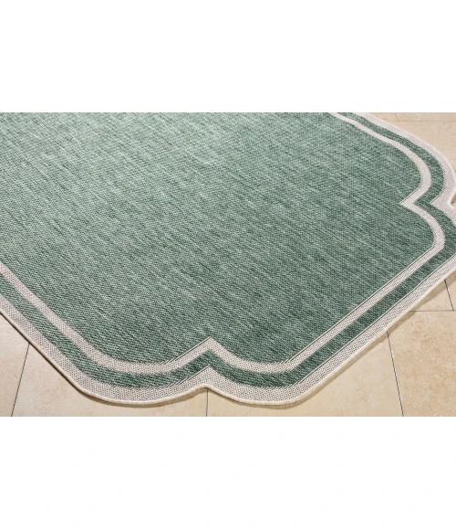Livabliss Miami Beach Medium Green MBH-2312 2 ft. 4 in. X 3 ft. 9 in. Rect. Rug