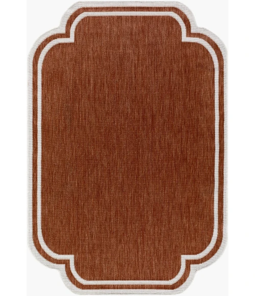 Livabliss Miami Beach Burnt Orange MBH-2313 7 ft. 10 in. X 10 ft. Rect. Rug