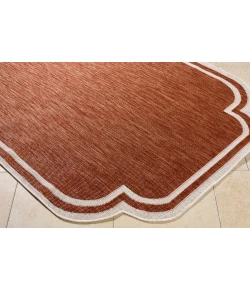 Livabliss Miami Beach Burnt Orange MBH-2313 7 ft. 10 in. X 10 ft. Rect. Rug
