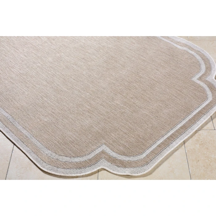 Livabliss Miami Beach Tan MBH-2314 6 ft. 7 in. X 9 ft. Rect. Rug