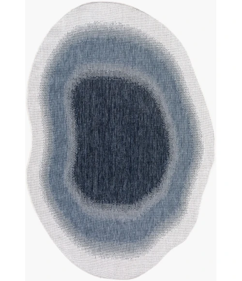 Livabliss Miami Beach Blue MBH-2315 9 ft. 2 in. X 12 ft. Specialty Rug