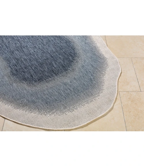 Livabliss Miami Beach Blue MBH-2315 9 ft. 2 in. X 12 ft. Specialty Rug