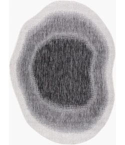 Livabliss Miami Beach Charcoal MBH-2316 5 ft. 3 in. X 7 ft. Specialty Rug