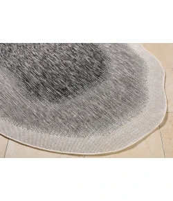 Livabliss Miami Beach Charcoal MBH-2316 5 ft. 3 in. X 7 ft. Specialty Rug