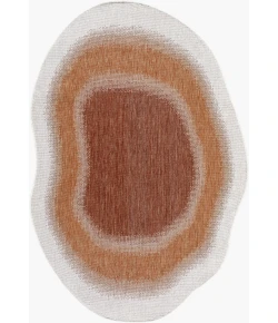 Livabliss Miami Beach Rust MBH-2317 6 ft. 7 in. X 9 ft. Specialty Rug