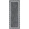 Livabliss Miami Beach Black MBH-2319 2 ft. 7 in. X 7 ft. 3 in. Rect. Rug