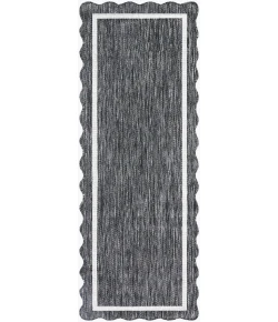 Livabliss Miami Beach Black MBH-2319 2 ft. 7 in. X 7 ft. 3 in. Rect. Rug