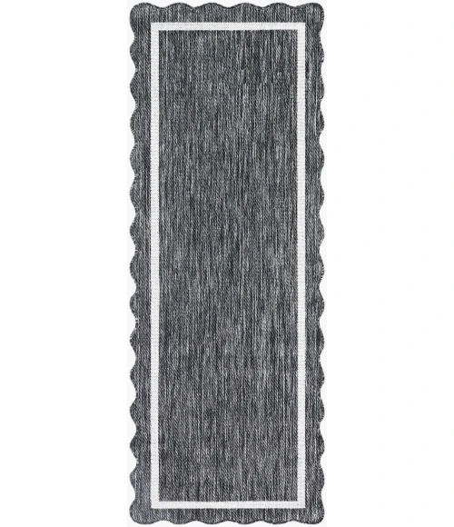 Livabliss Miami Beach Black MBH-2319 2 ft. 7 in. X 7 ft. 3 in. Rect. Rug