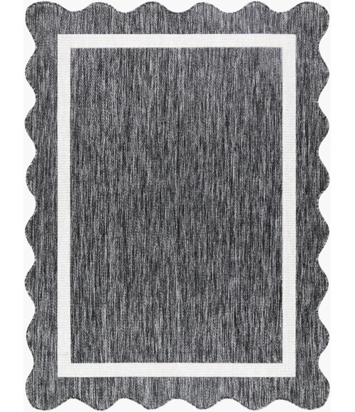 Livabliss Miami Beach Black MBH-2319 5 ft. 3 in. X 7 ft. Rect. Rug