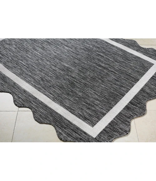 Livabliss Miami Beach Black MBH-2319 5 ft. 3 in. X 7 ft. Rect. Rug