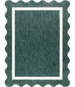 Livabliss Miami Beach Dark Green MBH-2321 5 ft. 3 in. X 7 ft. Rect. Rug