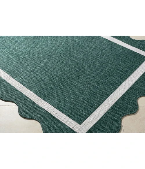 Livabliss Miami Beach Dark Green MBH-2321 5 ft. 3 in. X 7 ft. Rect. Rug