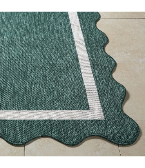 Livabliss Miami Beach Dark Green MBH-2321 5 ft. 3 in. X 7 ft. Rect. Rug