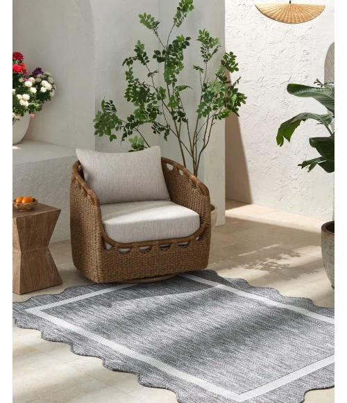 Livabliss Miami Beach Charcoal MBH-2322 2 ft. 7 in. X 7 ft. 3 in. Rect. Rug