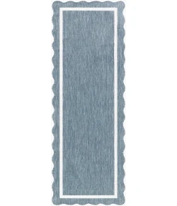Livabliss Miami Beach Blue MBH-2325 2 ft. 7 in. X 7 ft. 3 in. Rect. Rug