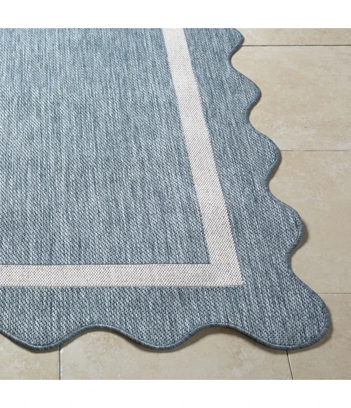 Livabliss Miami Beach Blue MBH-2325 5 ft. 3 in. X 7 ft. Rect. Rug