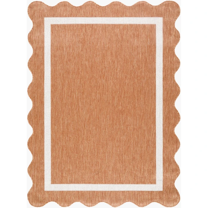 Livabliss Miami Beach Rust MBH-2327 5 ft. 3 in. X 7 ft. Rect. Rug
