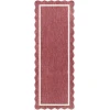 Livabliss Miami Beach Burgandy MBH-2328 2 ft. 7 in. X 7 ft. 3 in. Rect. Rug