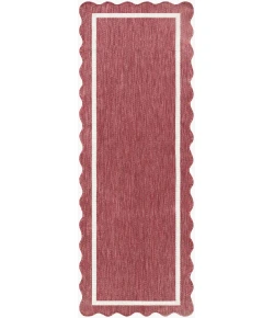 Livabliss Miami Beach Burgandy MBH-2328 2 ft. 7 in. X 7 ft. 3 in. Rect. Rug