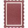 Livabliss Miami Beach Burgandy MBH-2328 5 ft. 3 in. X 7 ft. Rect. Rug